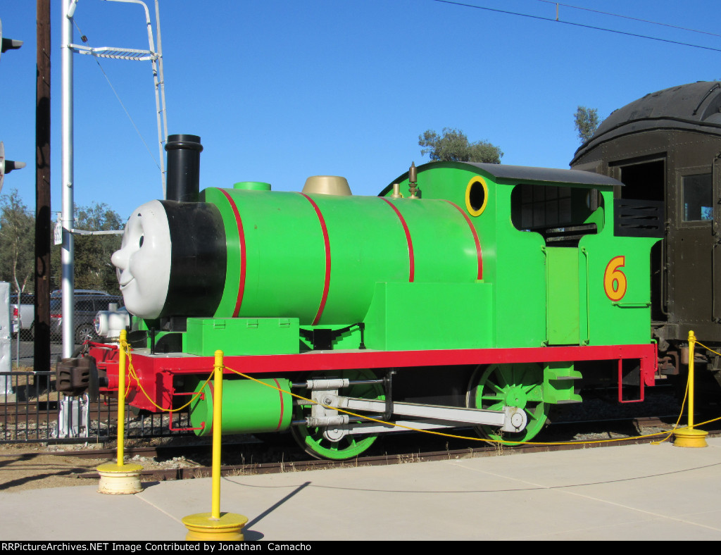 PERCY 6 standing by at Cottonwood station